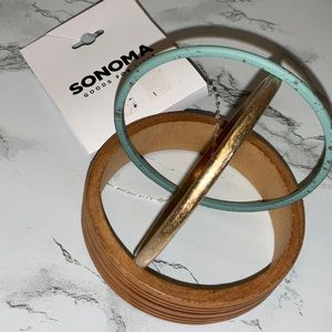 Sonoma set of three bracelets